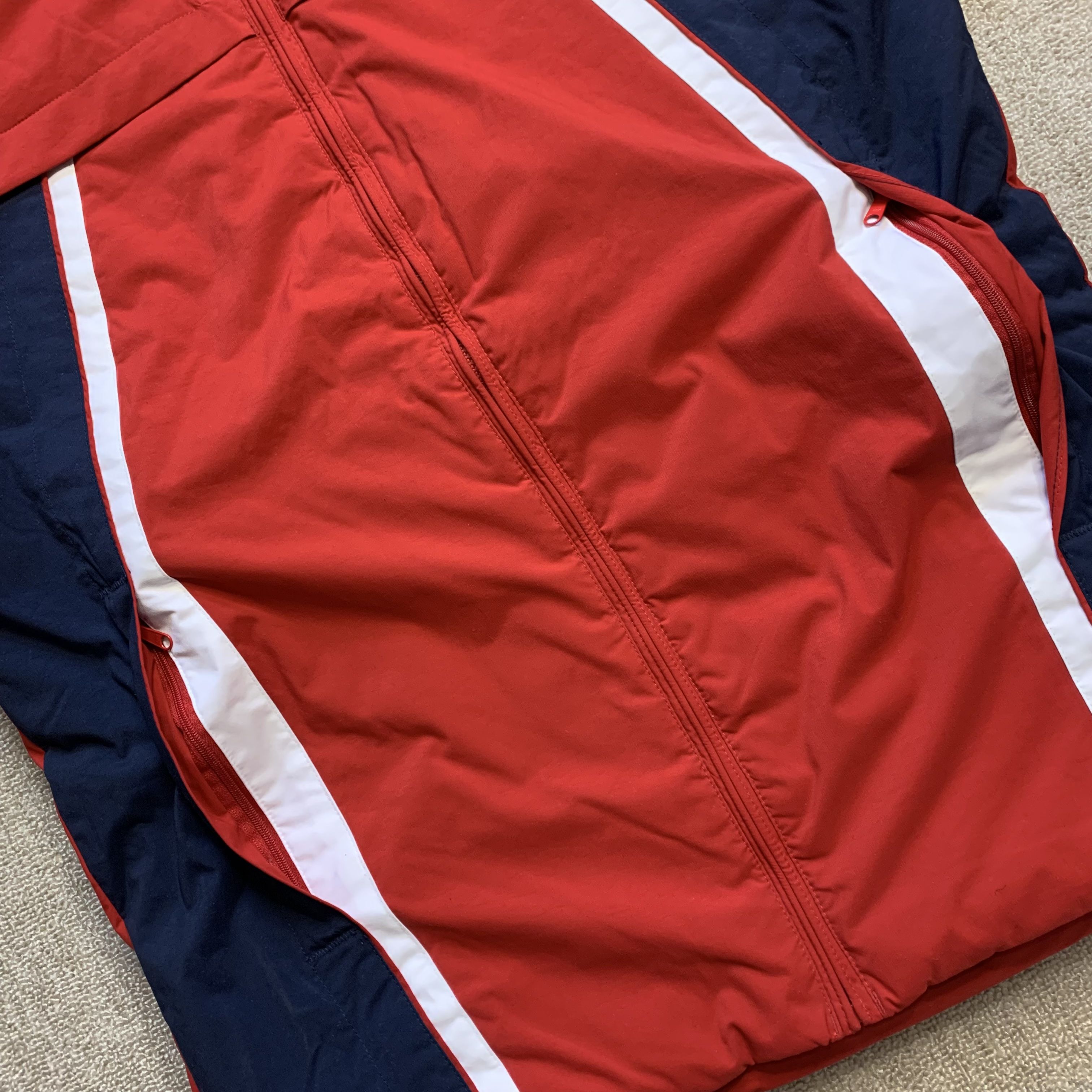 Nike Puffer Jacket Coat Y2K 2003 Vintage Hooded Poly Filled Swoosh RARE S - Bild 5 von 9