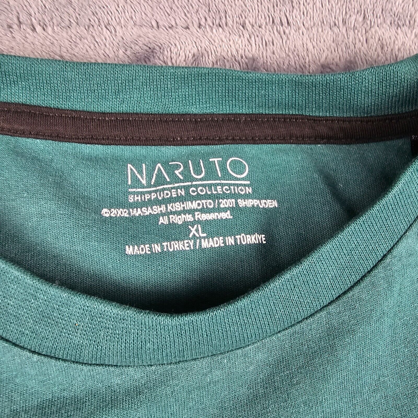 Naruto Shippuden Shirt Adult Extra Large Green Anime Collection 2007 Tee View 3