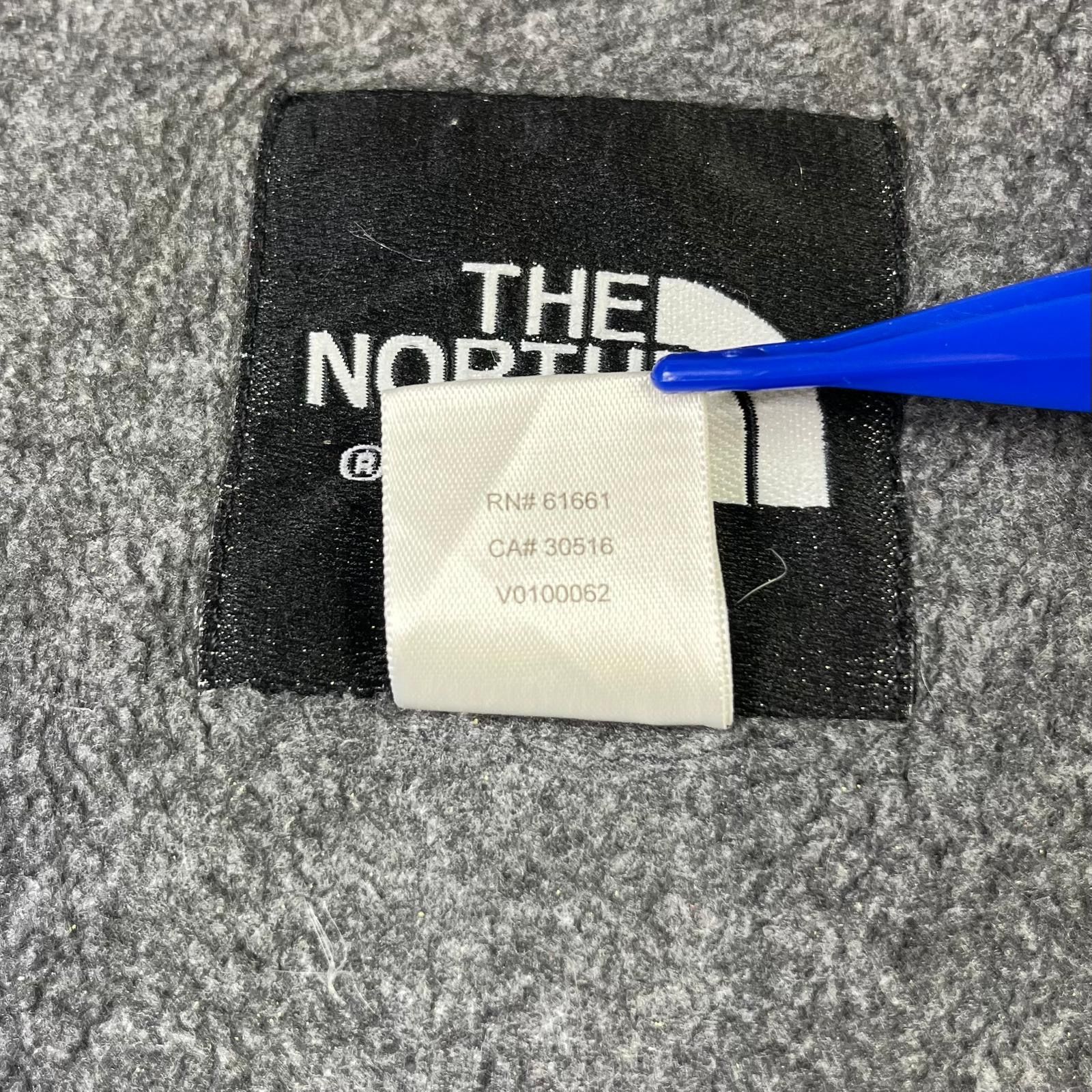 The North Face Fleece Jacket Full Zip Grey Black Outdoor Festival Youth - Picture 6 of 12