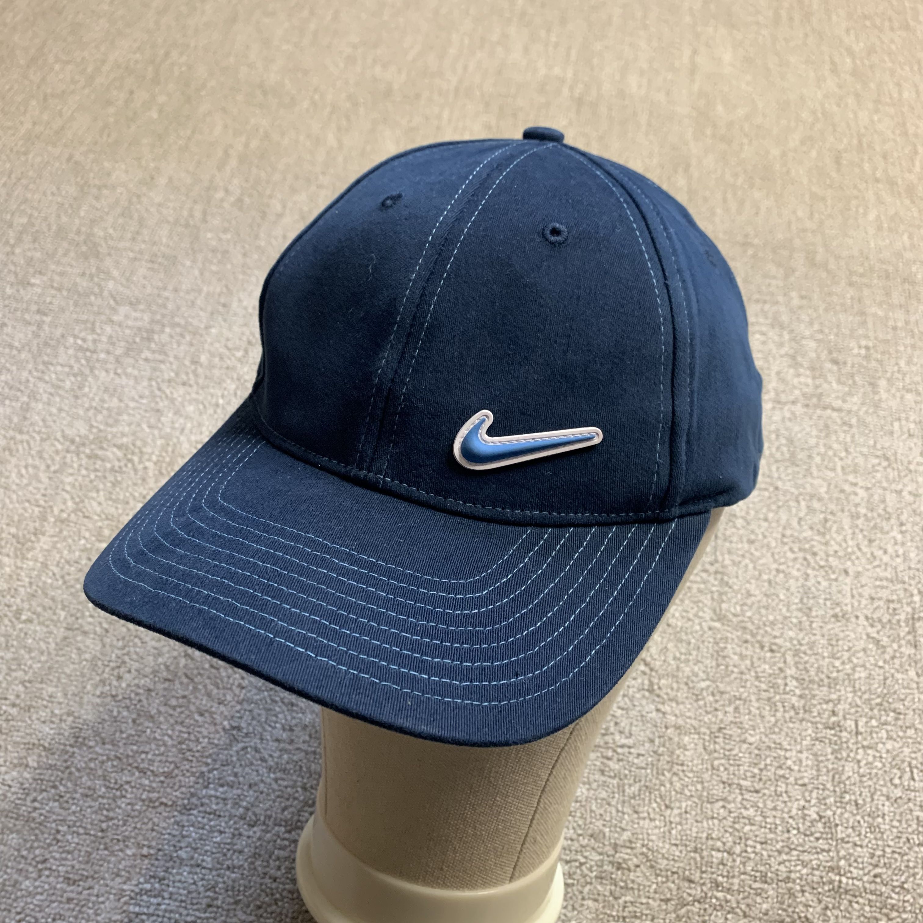 Gorra de béisbol Nike años 2000 Y2K vintage detalle de costura 2003 talla única - Imagen 4 de 7