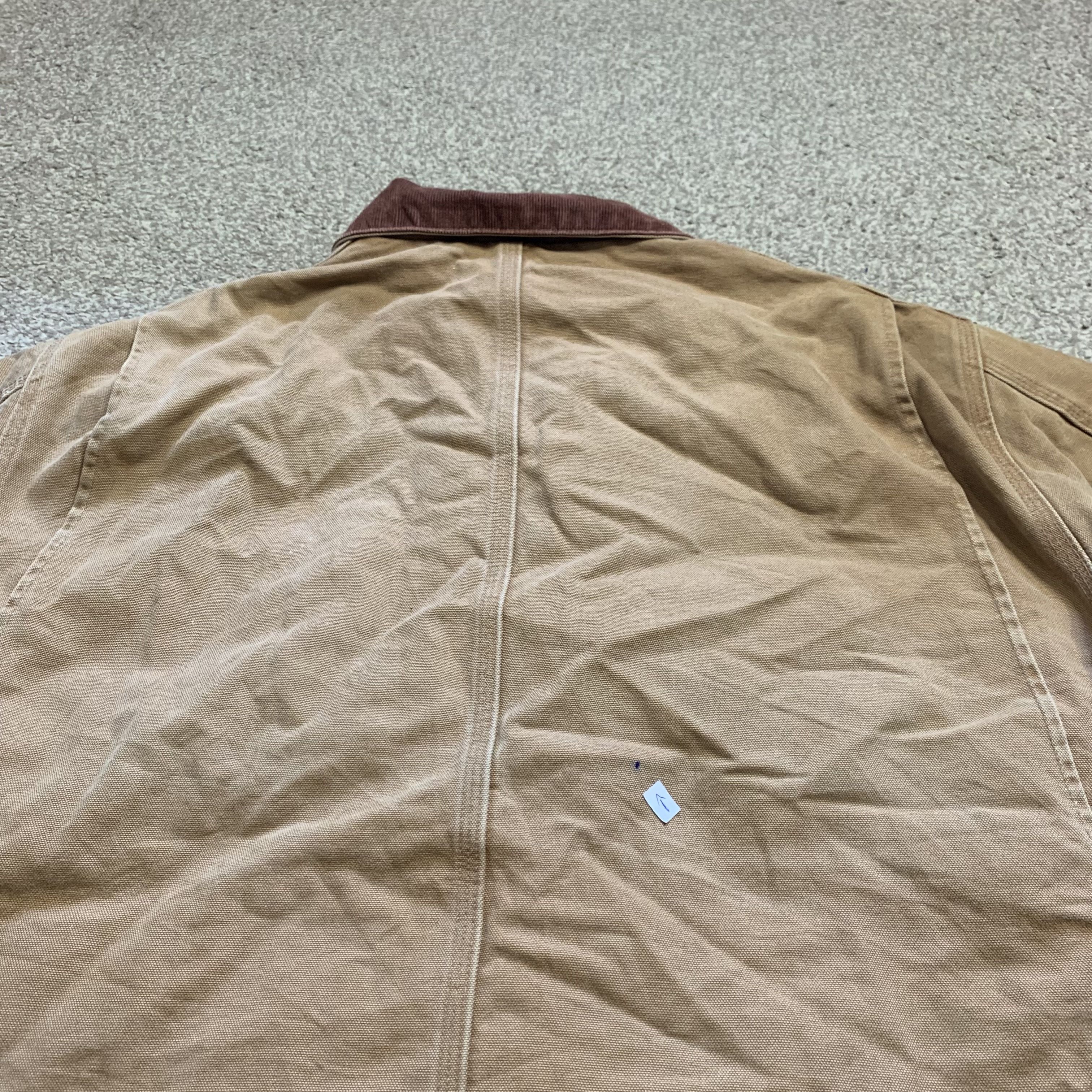Abrigo Chaqueta Carhartt Detroit Vintage Pato Ropa de Trabajo Cuello Cremallera Completa L - Imagen 13 de 13