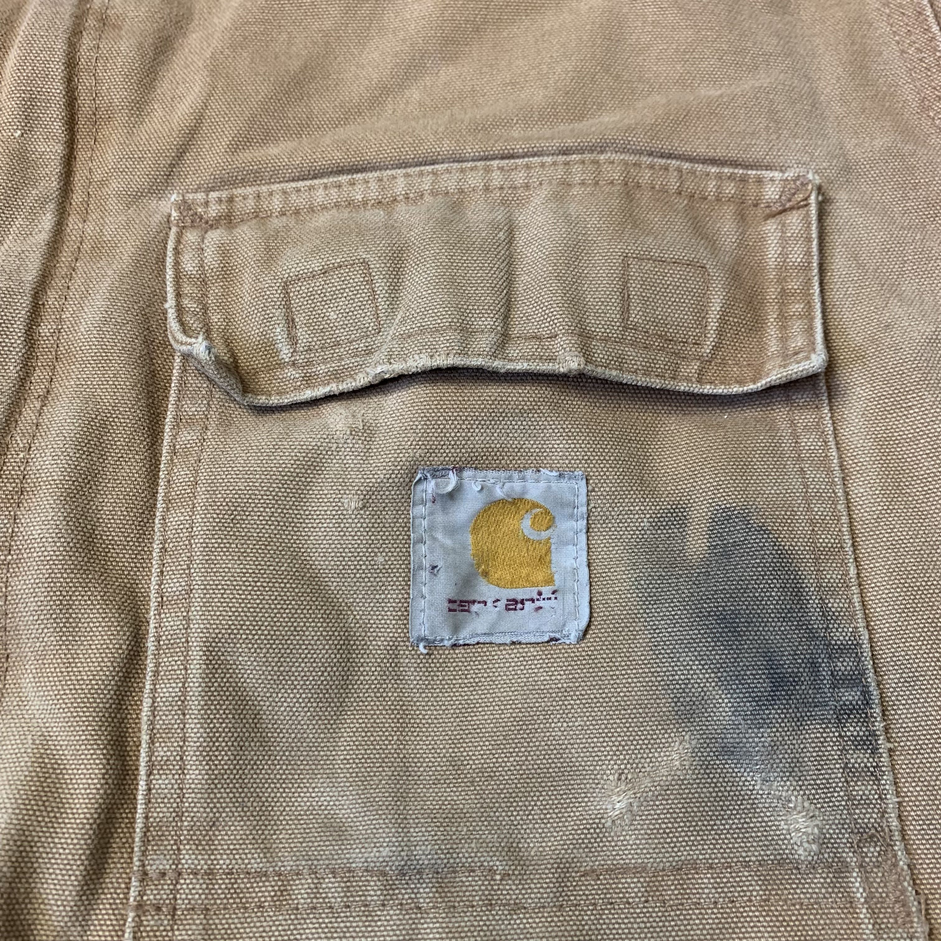 Abrigo Chaqueta Carhartt Detroit Vintage Pato Ropa de Trabajo Cuello Cremallera Completa L - Imagen 5 de 13