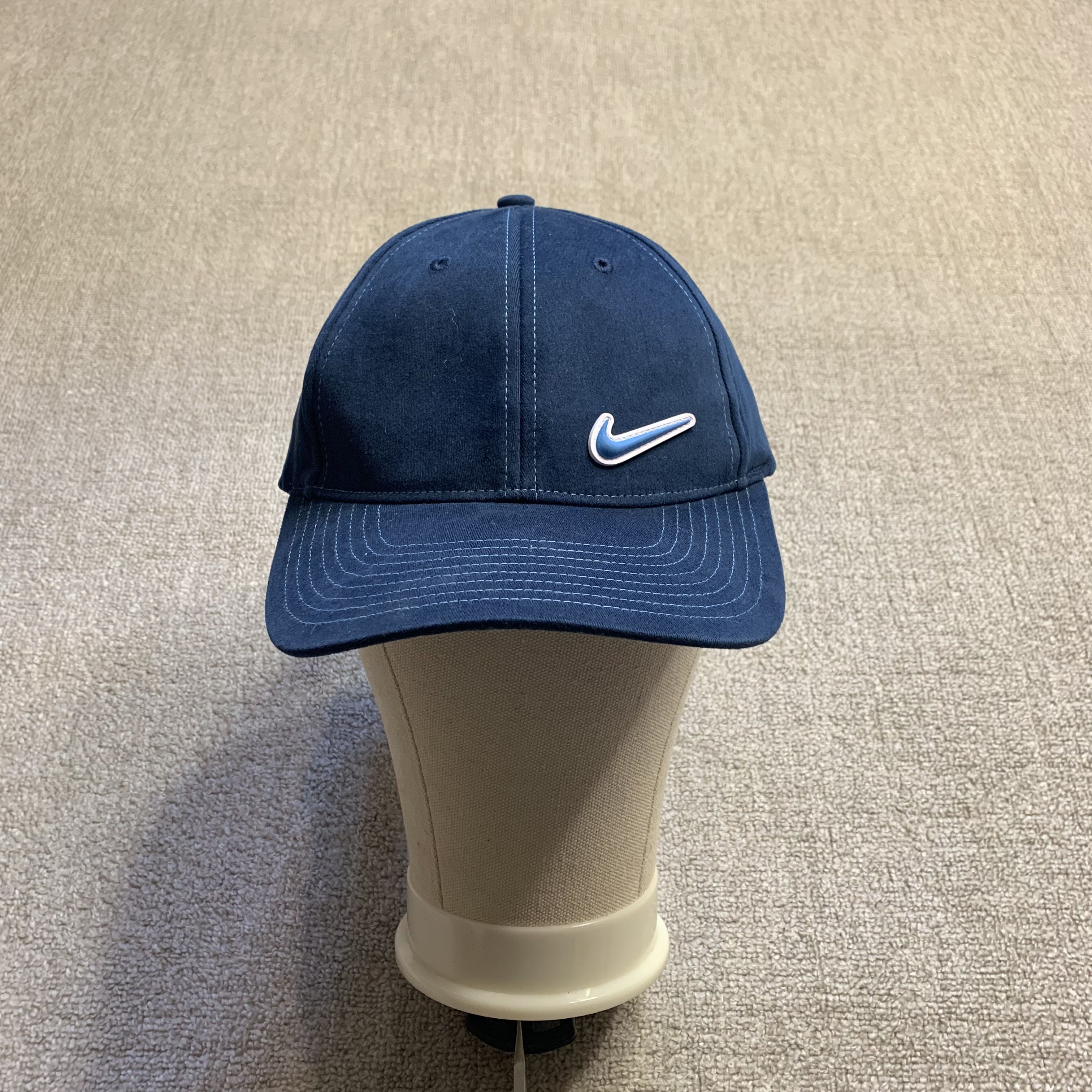 Gorra de béisbol Nike años 2000 Y2K vintage detalle de costura 2003 talla única - Imagen 1 de 7