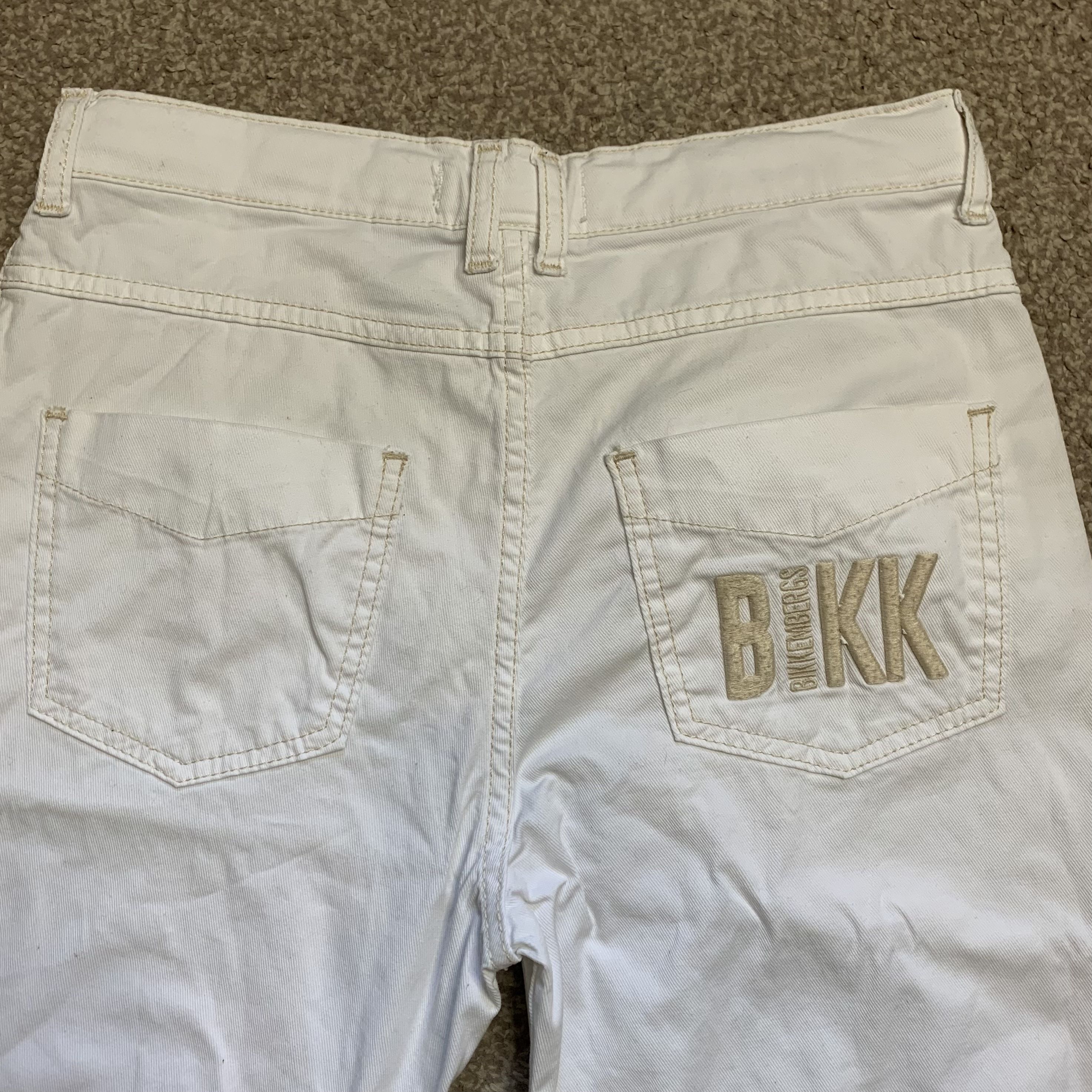 Dirk Bikkembergs Jeans Trousers Chinos Straight Regular Fit Vintage Y2K 28x28.5 - Picture 6 of 8