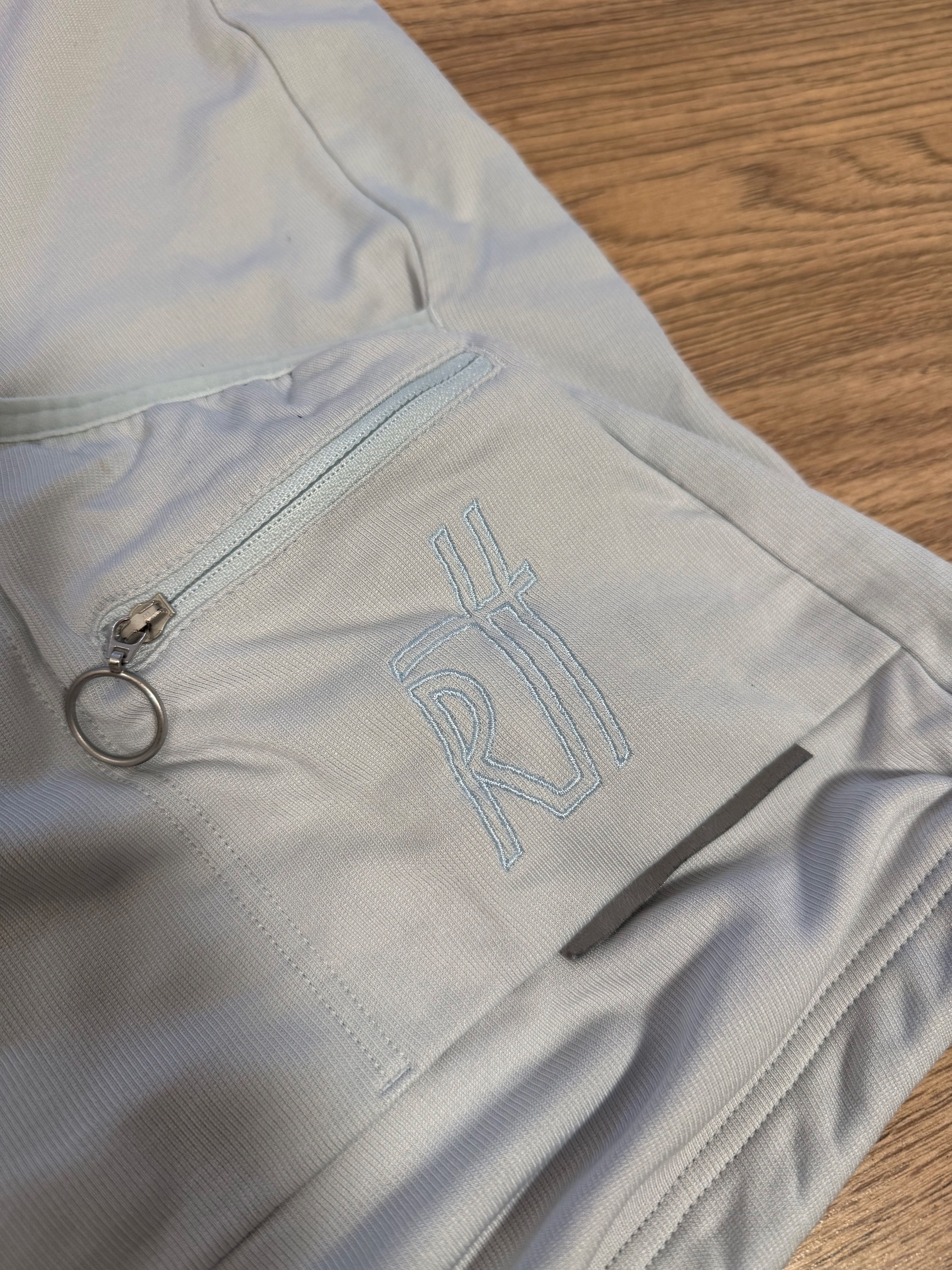 Blue & off White Rapha Mens Classic Club Cycling Jersey Medium image 5