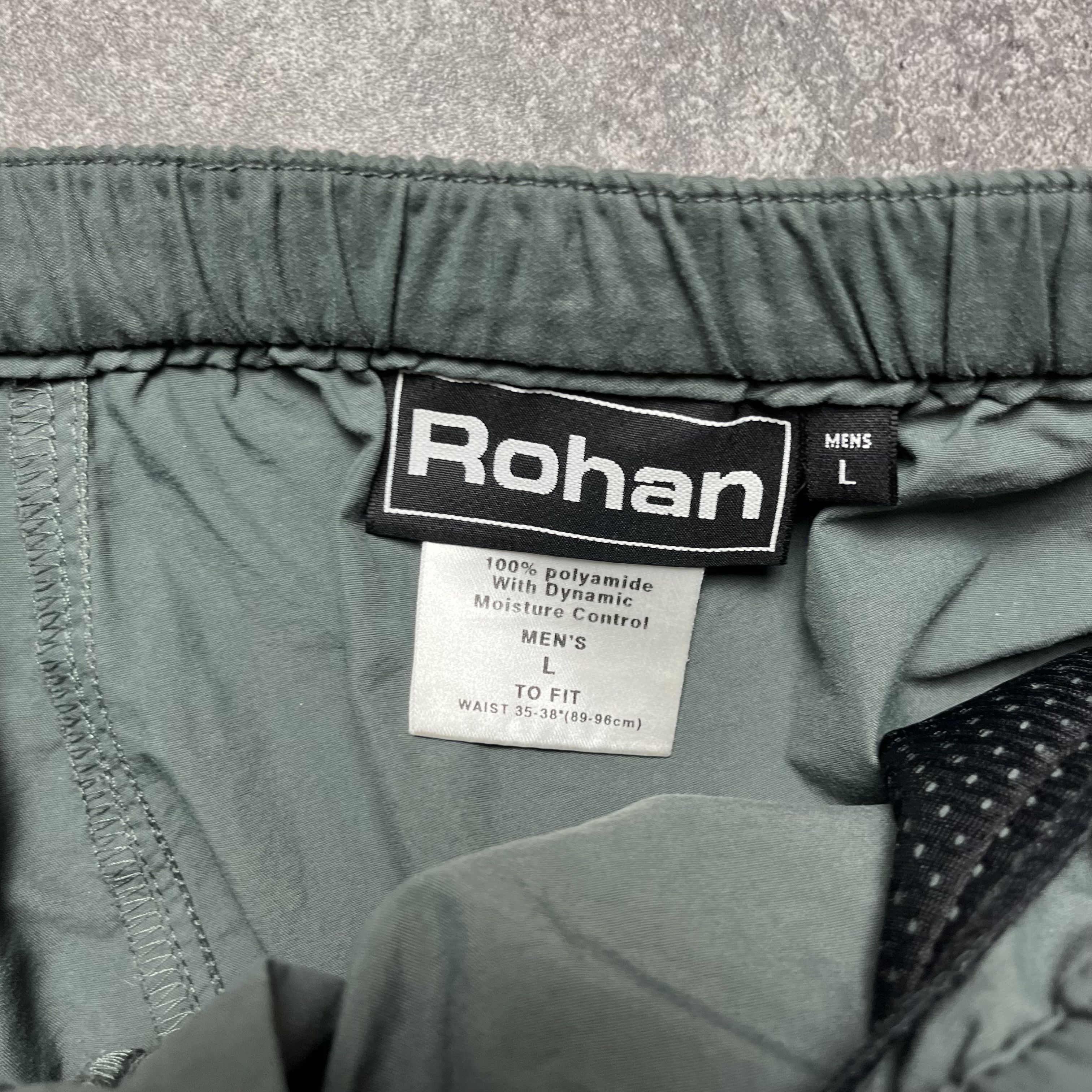 Rohan Moisture Control Wandern Walking Camping Hose Grün Herren - Größe L - Bild 5 von 9