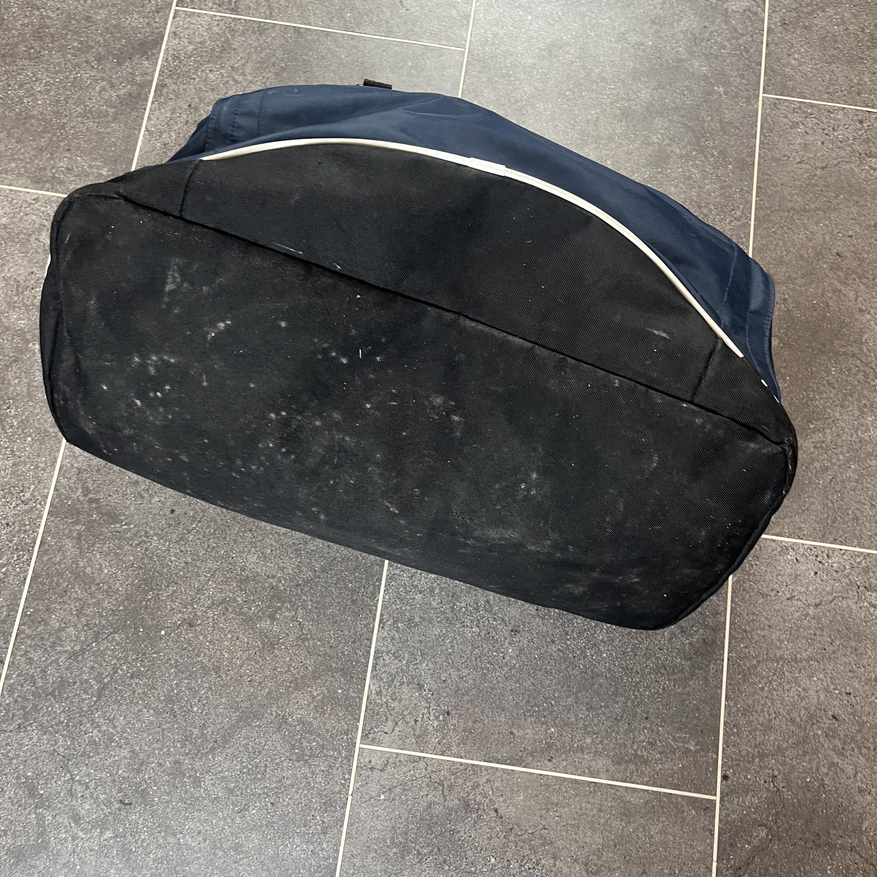 Nike Gym Bag Hold-all Navy Luggage Large - Picture 7 of 9
