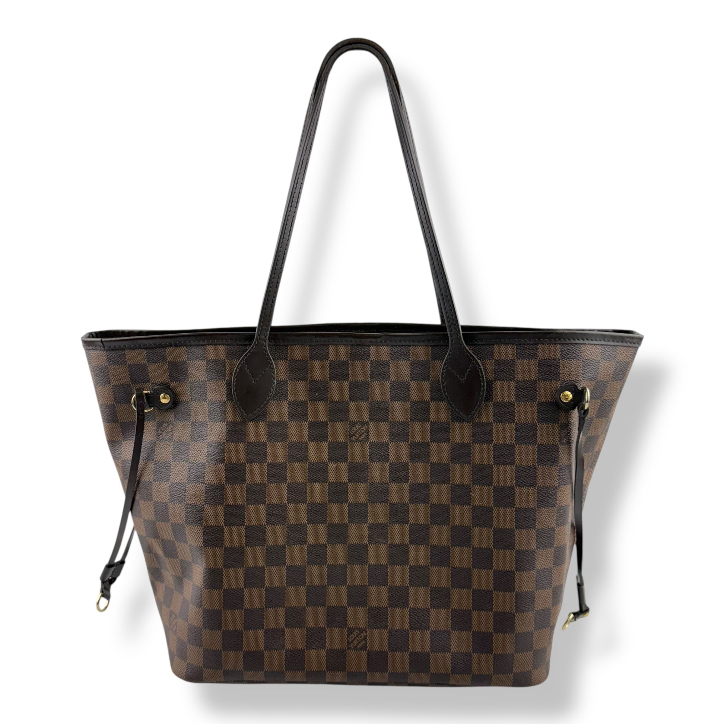 Louis Vuitton Brown Damier Neverfull MM Handbag