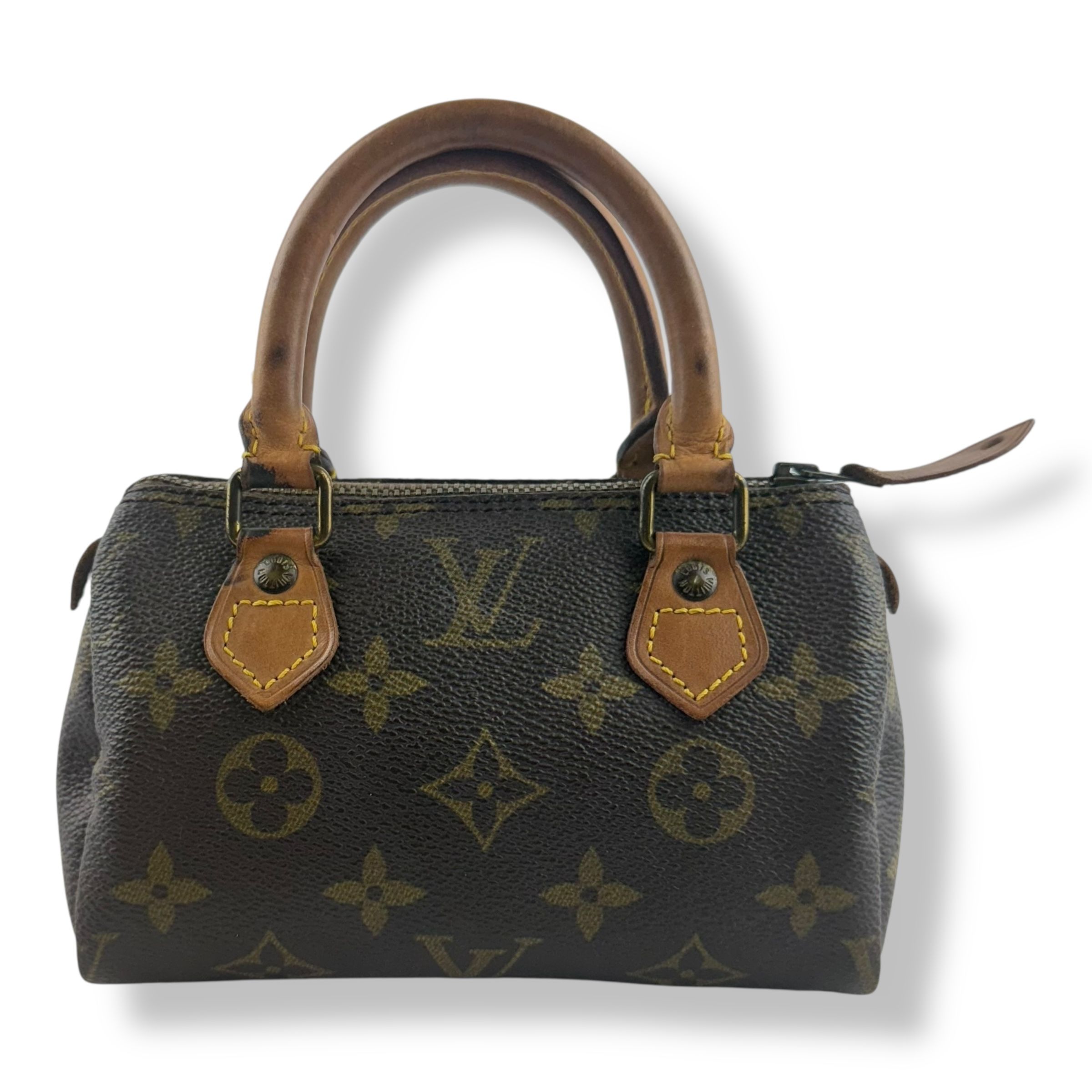 Louis Vuitton Nano Speedy Brown Monogram Handbag