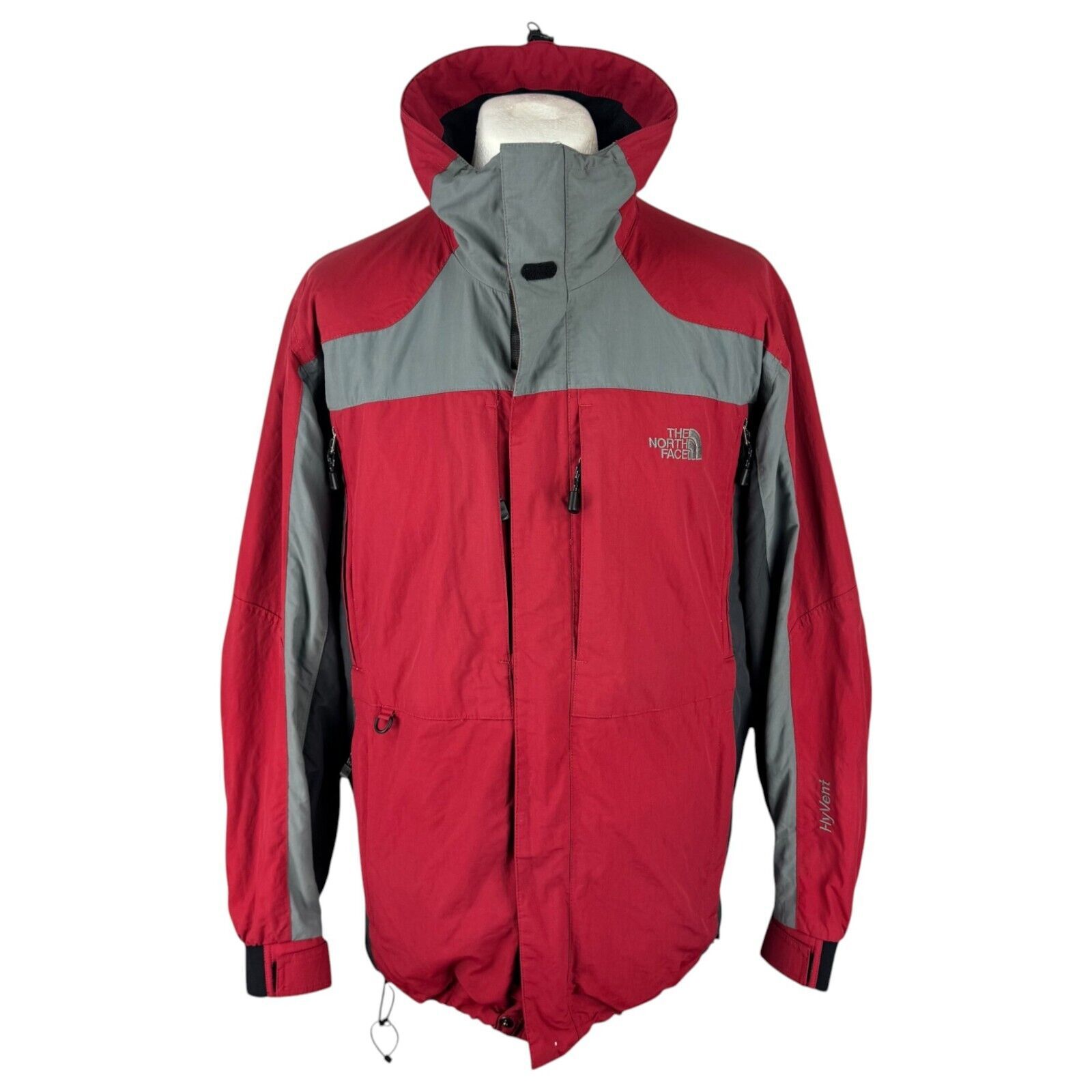 The North Face Jacket Medium Men's Red Ski Snowboard Jacket Hi Vent Double Zip
