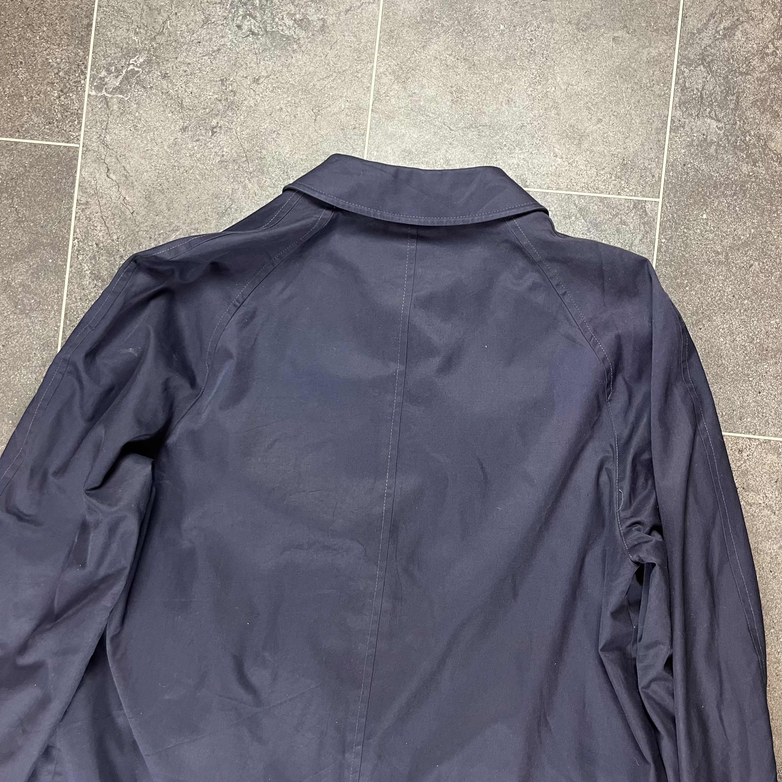 Burberry’s Harrods Made in England Trench Coat Jacket Nova Check - size Large - Picture 8 of 10