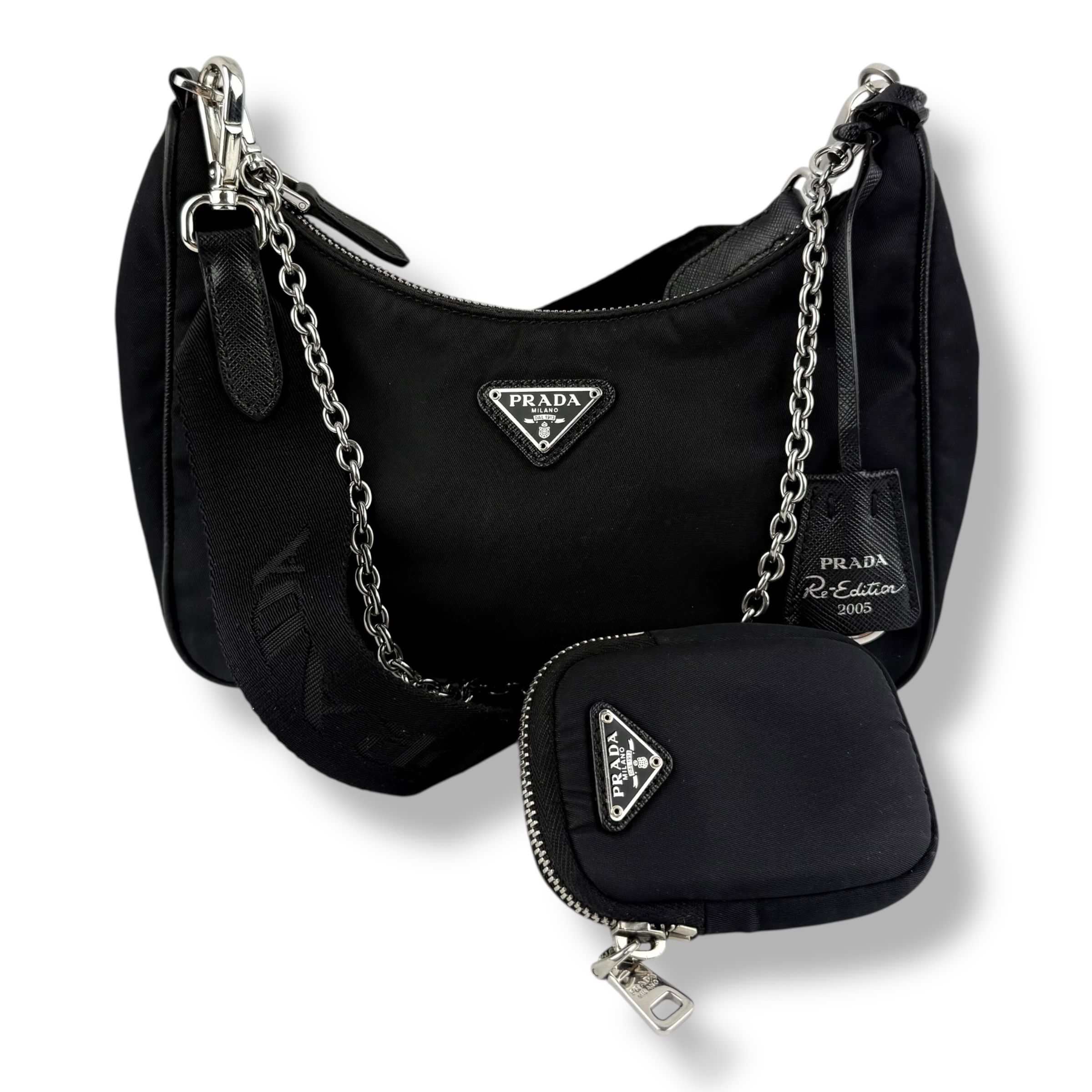 Prada Re-Editon 2005 Black Re-Nylon Handbag
