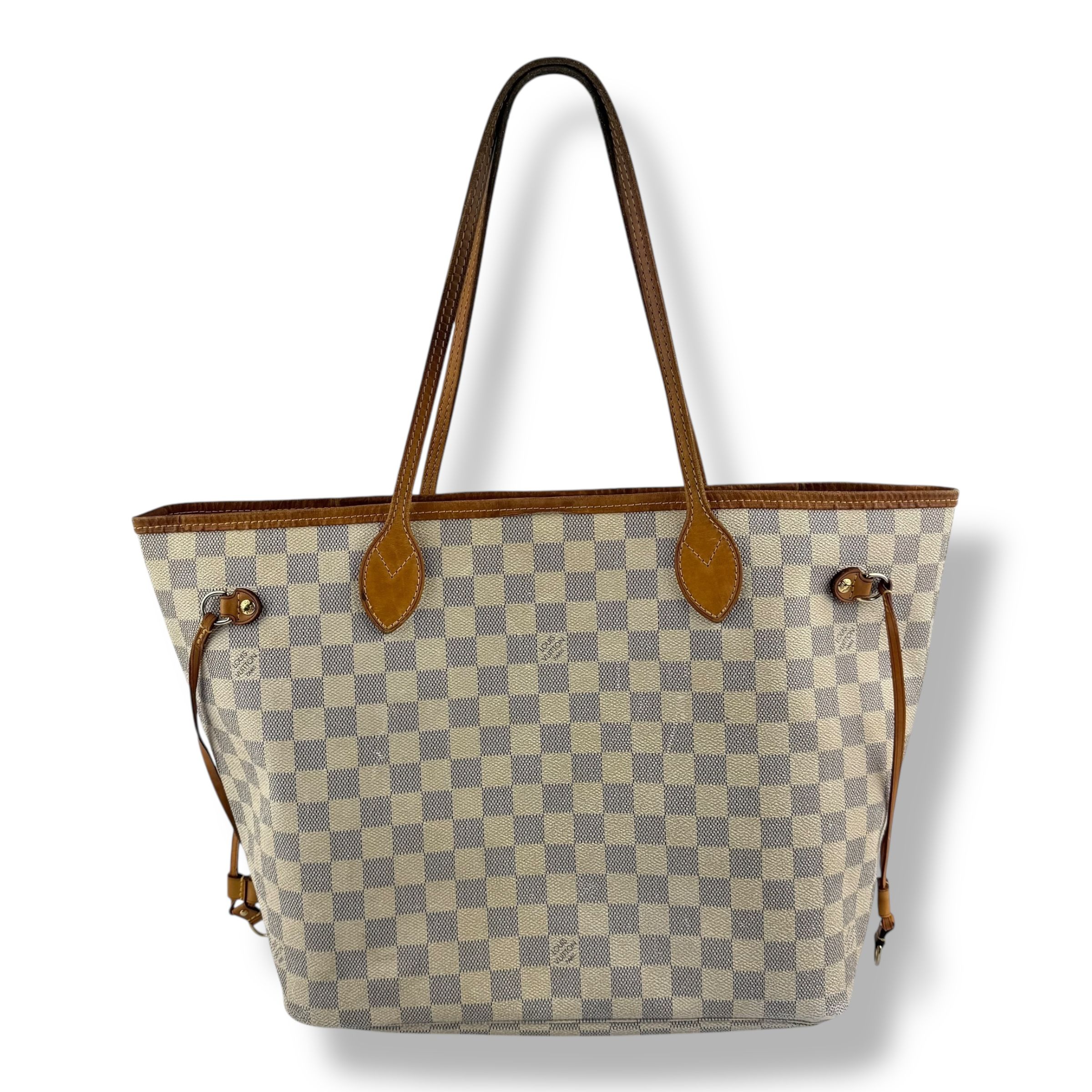 Louis Vuitton Damier Azur Neverfull MM Handbag