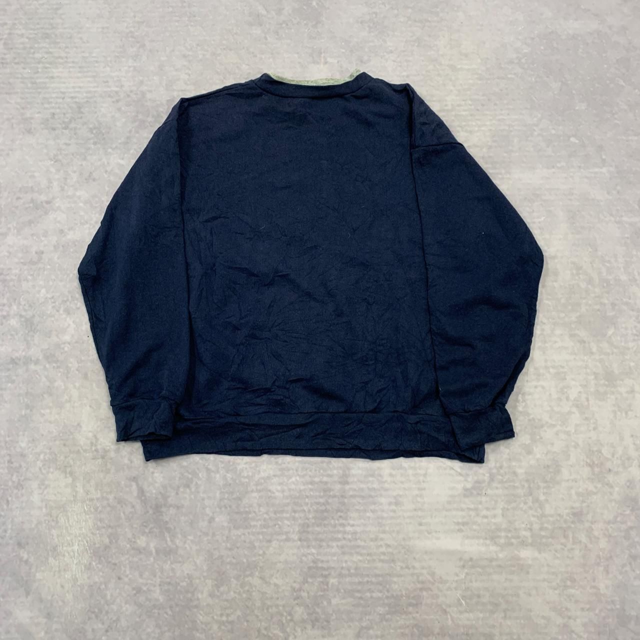Vintage Sweatshirt Cottagecore cute dogs patterned jumper with double collar - Picture 5 of 5