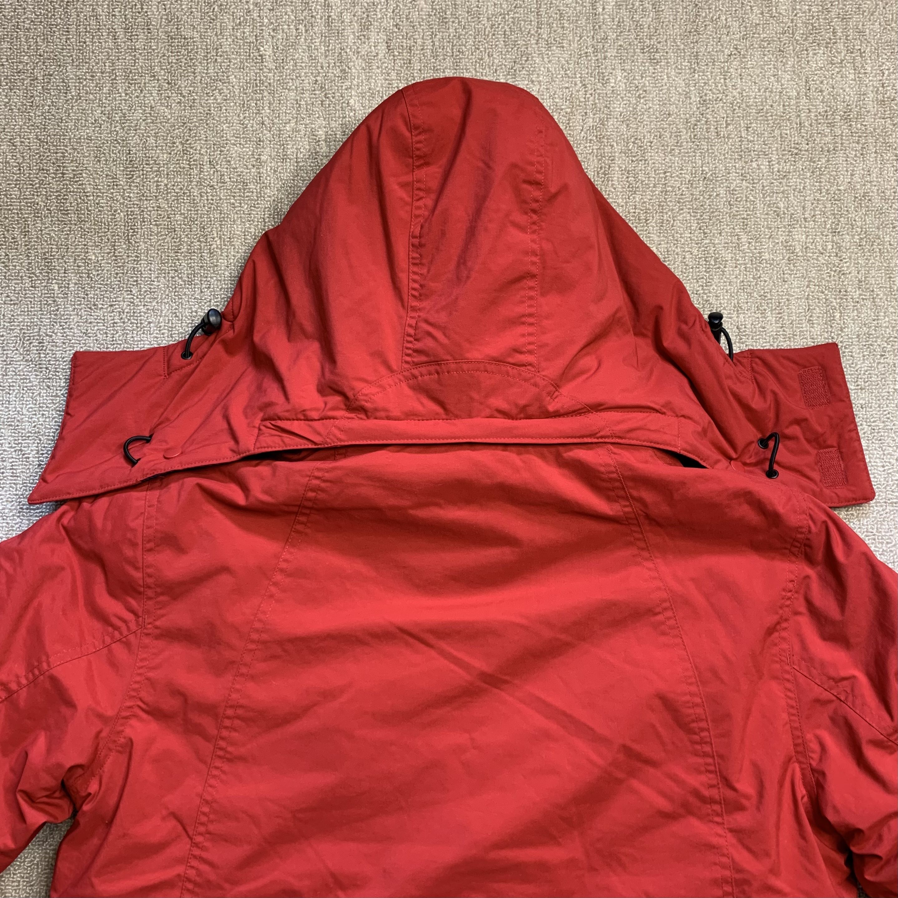 Nike Puffer Jacket Coat Y2K 2003 Vintage Hooded Poly Filled Swoosh RARE S - Bild 8 von 9