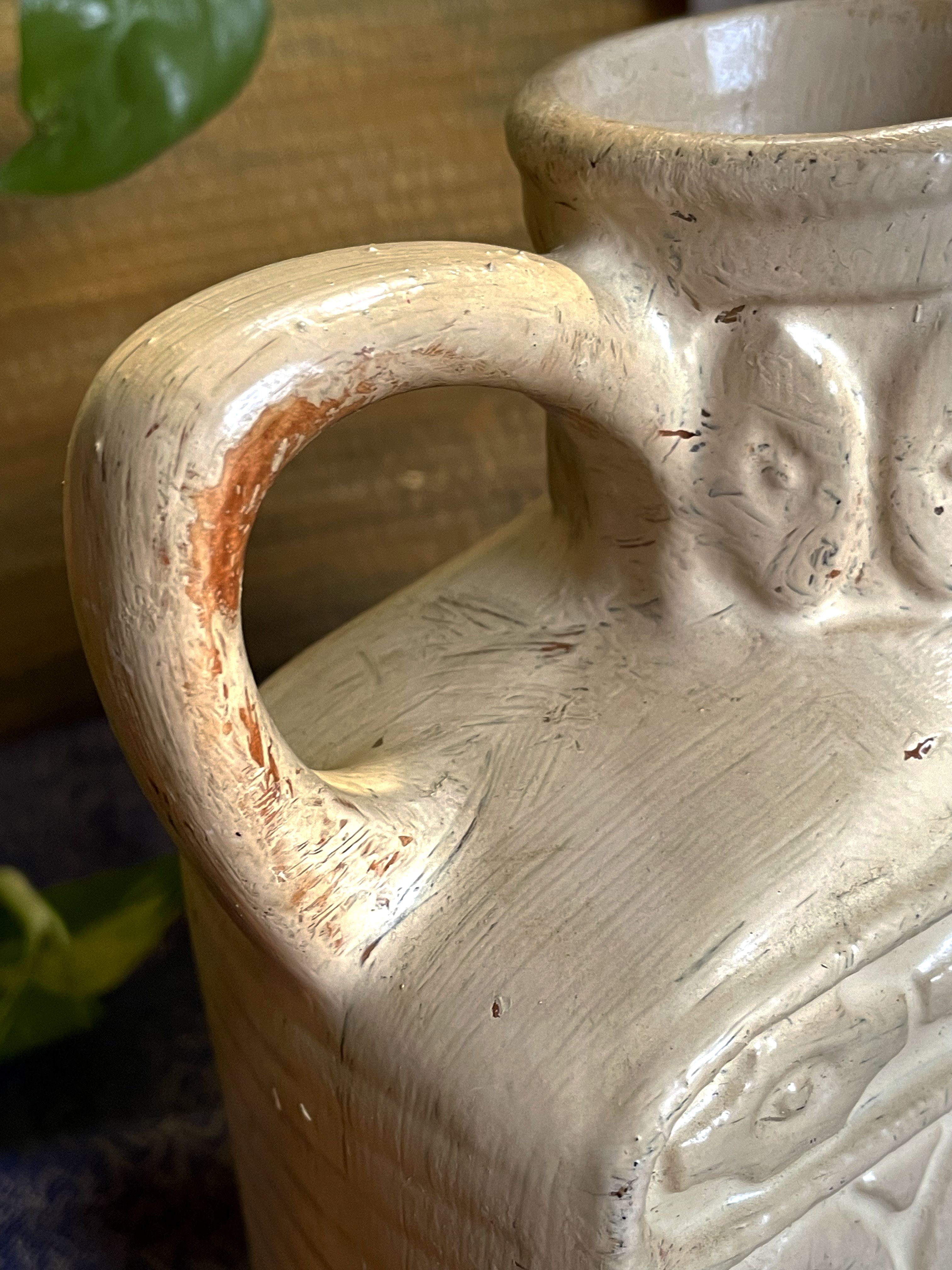 Ceramic Antique Mid Century Rare Kensington Pottery Jug Upcycled - Picture 8 of 10