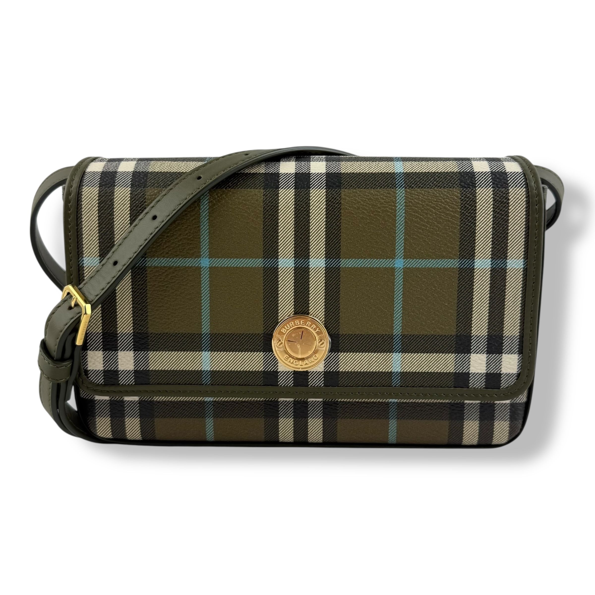 Burberry Hampshire Khaki Crossbody Bag