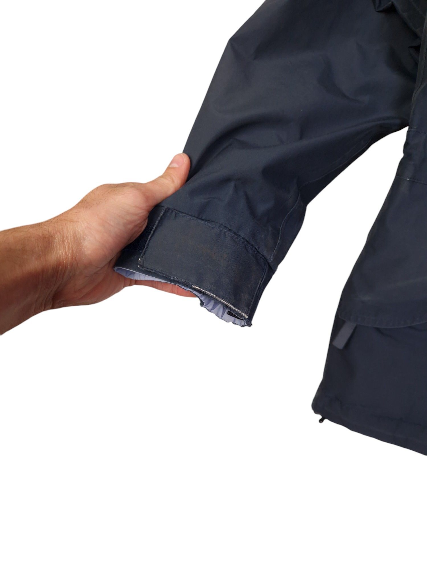 Berghaus GoreTex Rain Jacket Size UK 10 In Blue Women's Hooded