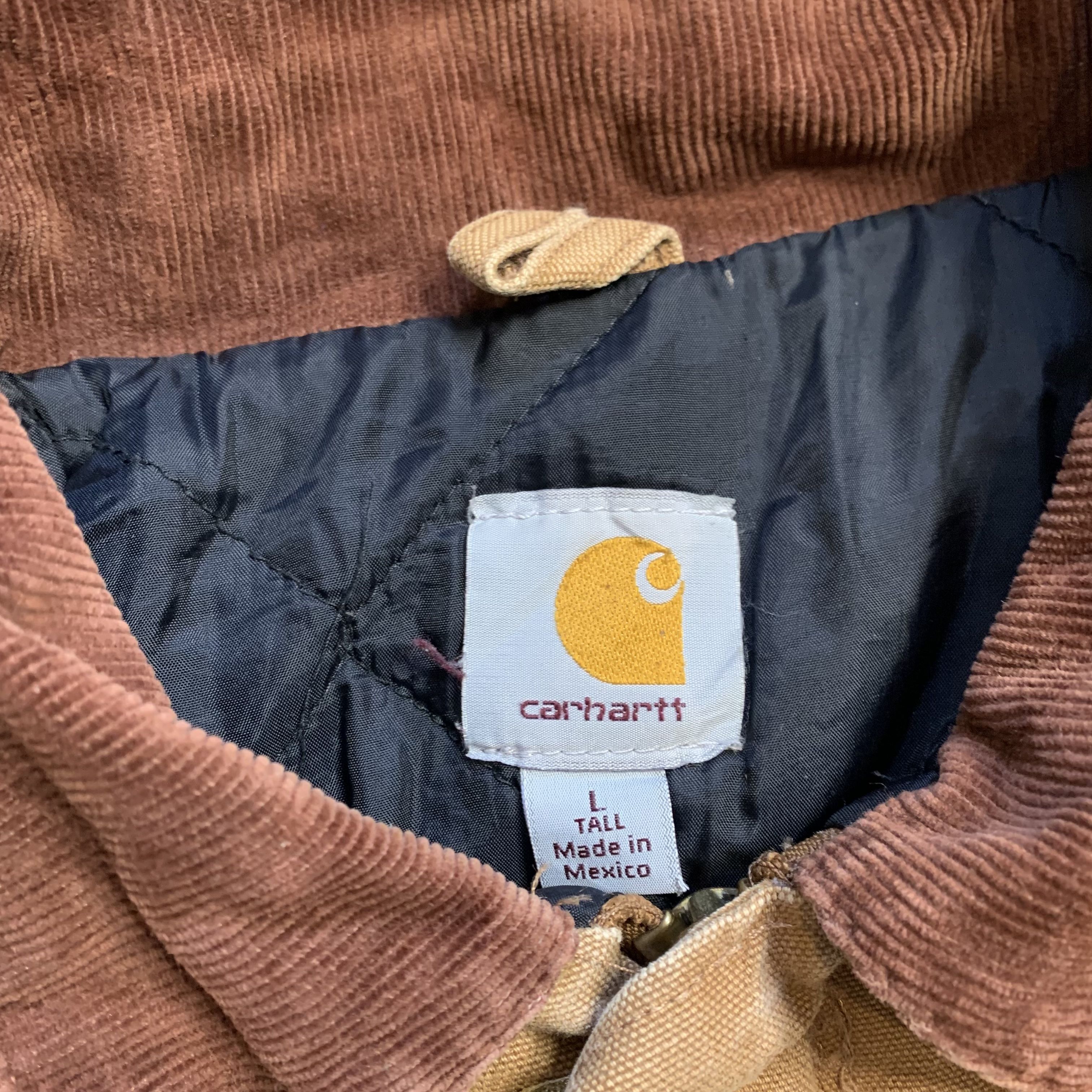 Abrigo Chaqueta Carhartt Detroit Vintage Pato Ropa de Trabajo Cuello Cremallera Completa L - Imagen 3 de 13